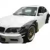 VSaero FRP TKYO V2 Wide Body Fender Flares (front) for BMW 3-Series 325i 330i E46 2002-2005 > 4dr Sedan - Image 19