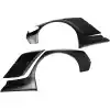 VSaero FRP TKYO V2 Wide Body Fender Flares (rear) for BMW 3-Series 325i 330i E46 1999-2005 > 4dr Sedan - Image 4