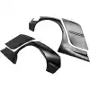 VSaero FRP TKYO V2 Wide Body Fender Flares (rear) for BMW 3-Series 325i 330i E46 1999-2005 > 4dr Sedan - Image 10