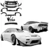 VSaero FRP TKYO v2 Wide Body Kit w Wing for Nissan 240SX 1989-1994 > 3dr Hatch - Image 2