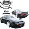 VSaero FRP TKYO v2 Wide Body Kit w Wing for Nissan 240SX 1989-1994 > 3dr Hatch - Image 1