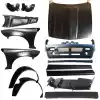 VSaero FRP TKYO Boss Wide Body Kit w Wing 16pc for Nissan 240SX S14 1995-1998 - Image 2