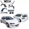 VSaero FRP TKYO Wide Body Kit w Wing 13pc for Honda Civic EG 1992-1995 > 3dr Hatchback - Image 6