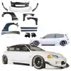 VSaero FRP TKYO Wide Body Kit w Wing 13pc for Honda Civic EG 1992-1995 > 3dr Hatchback - Image 5