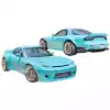 VSaero FRP TKYO Wide Body Kit w Wing 12pc for Mazda RX-7 FD3S 1993-1997 - Image 2