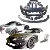 VSaero FRP TKYO Wide Body Kit w Wing for Honda S2000 AP1 2000-2009 - Image 1