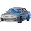 VSaero FRP URA Front Bumper for Nissan Laurel C33 1989-1993 - Image 22