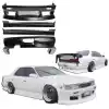 VSaero FRP URA Body Kit 4pc for Nissan Laurel C33 1989-1993 - Image 4