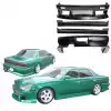 VSaero FRP URA Body Kit 4pc for Nissan Laurel C33 1989-1993 - Image 1