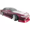 VSaero FRP URA v4 Side Skirts for Nissan Silvia S13 1989-1994 > 2/3dr - Image 3