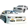 VSaero FRP URA v4 Body Kit 4pc for Nissan Silvia S13 1989-1994 > 2dr Coupe - Image 3