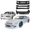 VSaero FRP WOR9 Body Kit 4pc for Nissan Silvia S13 1989-1994 > 2dr Coupe - Image 3