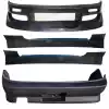 VSaero FRP WOR9 Body Kit 4pc for Nissan Silvia S13 1989-1994 > 2dr Coupe - Image 2