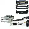 VSaero FRP WOR9 Body Kit 4pc for Nissan 240SX 1989-1994 > 2dr Coupe - Image 4