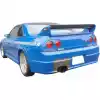 VSaero FRP NISM 400R Rear Bumper for Nissan Skyline R33 GTS 1995-1998 > 2dr Coupe - Image 5