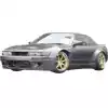 VSaero FRP TKYO v2 Wide Body Fender Flares (front) 4pc 50mm for Nissan Silvia S13 1989-1994 > 2dr Coupe - Image 23