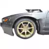 VSaero FRP TKYO v2 Wide Body Fender Flares (front) 4pc 50mm for Nissan Silvia S13 1989-1994 > 2dr Coupe - Image 27