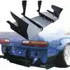 VSaero Plastic TKYO v2 Diffuser for Nissan Silvia S13 1989-1994 > 2dr Coupe - Image 1