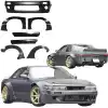 VSaero FRP TKYO v2 Wide Body Kit 7pc for Nissan Silvia S13 1989-1994 > 2dr Coupe - Image 1