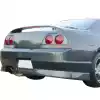 VSaero FRP MSPO Rear Bumper for Nissan Skyline R33 GTS 1995-1998 > 2dr Coupe - Image 1