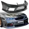 VSaero FRP MSPO v2 Front Bumper for Nissan Skyline R33 GTS 1995-1998 > 2/4dr - Image 1