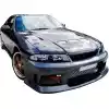 VSaero FRP MSPO v2 Front Bumper for Nissan Skyline R33 GTS 1995-1998 > 2/4dr - Image 3