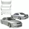 VSaero FRP FKON Body Kit 4pc for Nissan Skyline R33 GTS 1995-1998 > 4dr Sedan - Image 1