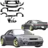 VSaero FRP TKYO v2 Wide Body Kit 10pc for Nissan Silvia S13 1989-1994 > 2dr Coupe - Image 1