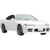 VSaero FRP KOFF Front Bumper for Nissan Silvia S15 1999-2002 - Image 12