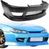 VSaero FRP DMA v3 Front Bumper for Nissan Silvia S15 1999-2002 - Image 1