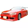 VSaero FRP WOND v1 Front Bumper for Toyota Mark II JZX90 1992-1995 - Image 2