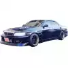 VSaero FRP DMA D1 Wide Body Fenders (front) 30mm > Nissan Laurel C35 1998-2002 - Image 2