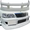 VSaero FRP FKON Front Bumper (early model) for Nissan Laurel C35 1998-2002 - Image 6