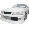 VSaero FRP WOND Front Bumper for Nissan Laurel C35 1998-2002 - Image 8