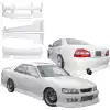 VSaero FRP WOND Body Kit 4pc for Nissan Laurel C35 1998-2002 - Image 4