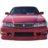 VSaero FRP TRAU Front Bumper for Toyota Mark II JZX100 1996-2000 - Image 5