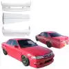 VSaero FRP TRAU Body Kit 4pc for Toyota Mark II JZX100 1996-2000 - Image 1