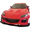 VSaero Plastic TKYO Wide Body Front Under Splitter for Mazda RX-8 SE3P 2009-2011 - Image 15