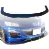 VSaero Plastic TKYO Wide Body Front Under Splitter for Mazda RX-8 SE3P 2009-2011 - Image 1