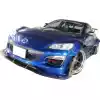 VSaero Plastic TKYO Wide Body Front Under Splitter for Mazda RX-8 SE3P 2009-2011 - Image 2