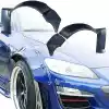 VSaero FRP TKYO Wide Body Fenders (front) 4pc 50mm for Mazda RX-8 SE3P 2004-2011 - Image 37