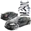 VSaero FRP TKYO Wide Body Kit w Wing for Mazda RX-8 SE3P 2009-2011 - Image 6