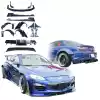 VSaero FRP TKYO Wide Body Kit w Wing for Mazda RX-8 SE3P 2009-2011 - Image 1