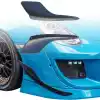 VSaero FRP TKYO v1 Wide Body Canards for Porsche Cayman 987 2006-2008 - Image 14