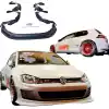 VSaero FRP TKYO Wide Body Kit 7pc for Volkswagen Golf MK7 2015-2018 > 2dr - Image 2