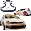 VSaero FRP TKYO Wide Body Kit w Wing 8pc for Volkswagen Golf MK7 2015-2018 - Image 3