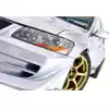 VSaero FRP CSPE Wide Body 20mm Fenders (front) for Mitsubishi Evolution EVO8 EVO9 CT9A 2003-2006 - Image 11