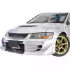 VSaero FRP CSPE Wide Body 20mm Fenders (front) for Mitsubishi Evolution EVO8 EVO9 CT9A 2003-2006 - Image 12