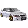 VSaero FRP CSPE Wide Body 20mm Fenders (front) for Mitsubishi Evolution EVO8 EVO9 CT9A 2003-2006 - Image 13