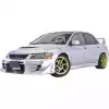 VSaero FRP CSPE Wide Body 20mm Fenders (front) for Mitsubishi Evolution EVO8 EVO9 CT9A 2003-2006 - Image 15